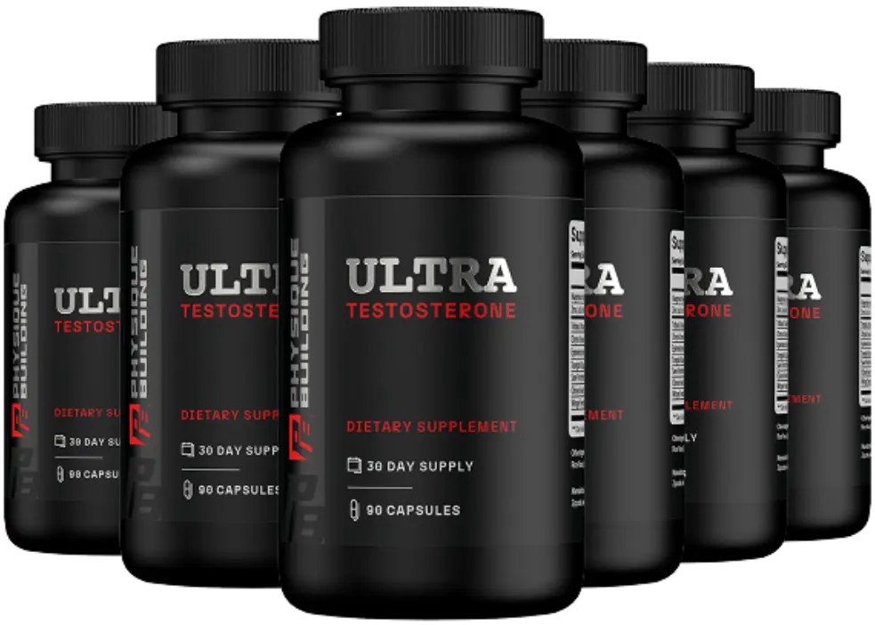 Ultra Testosterone 6 bottle package